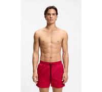 HUGO Short de bain à imprimé logo contrasté - Style HAITI, 50469312 Rouge XS
