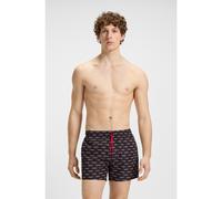 HUGO Short de bain à logos imprimés revisités - Style DODY, 50545401 Noir S
