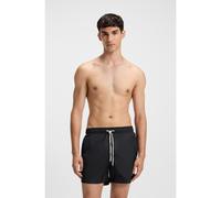 HUGO Short de bain à séchage rapide et logo imprimé - Style HAITI, 50469312 Noir XS