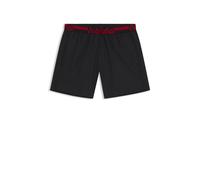 HUGO Short de bain avec taille à logo revisité - Style TAPI, 50545388 Noir XXL