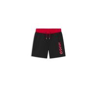 HUGO Short de bain enfant à logo imprimé contrastant - Style G01185/09B04A, G01185 Noir 162