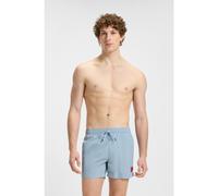 HUGO Short de bain entièrement doublé avec étiquette logotée rouge - Style DOMINICA, 50493450 bleu clair L