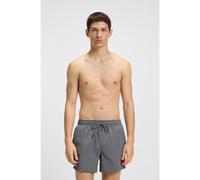 HUGO Short de bain entièrement doublé avec étiquette logotée rouge - Style DOMINICA, 50493450 Gris M