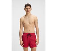 HUGO Short de bain entièrement doublé avec logo contrastant - Style HAITI, 50469312 Rouge L