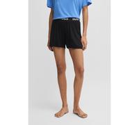 HUGO Short de pyjama en jersey stretch avec taille logotée - Style UNITE_SHORTS, 50490704 Noir L