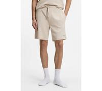 HUGO Short de pyjama gaufré avec logo brodé - Style Austin Shorts, 50532023 Beige clair S