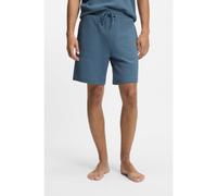 HUGO Short de pyjama gaufré avec logo brodé - Style Austin Shorts, 50532023 Bleu XXL
