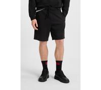 HUGO Short décontracté en molleton de coton à logo imprimé - Style Dayono, 50530696 Noir M
