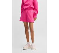 HUGO Short décontracté en molleton de coton avec logo brodé - Style Ninosta_2, 50536943 Rose M