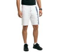 HUGO Short Relaxed en molleton de coton à bande latérale - Style Demsishort, 50563806 Blanc M