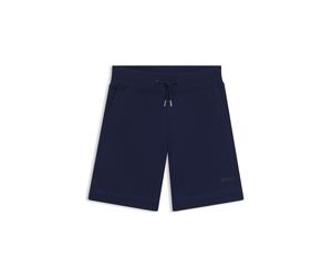 HUGO Short en coton mélangé avec logo imprimé pour enfant - Style G00364/84N12A, G00364 Bleu foncé 114