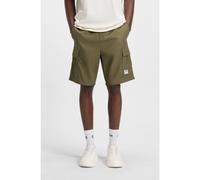 HUGO Short en coton structuré avec cordon de serrage et patch logo - Style Giulio242, 50517924 Olive XXL