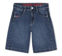HUGO Shorts enfant en denim stretch bleu - Style G01039/Z1004A, G01039 Bleu foncé 126