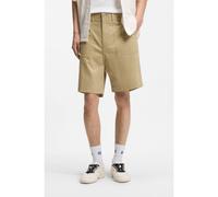 HUGO Short en toile de coton mercerisé - Style Gutwin262S, 50556075 Beige 36
