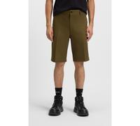 HUGO Short Regular en coton stretch mercerisé - Style Darik241, 50551402 Olive 29