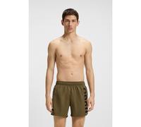 HUGO Shorts de bain à logo imprimé vertical - Style ABAS, 50513979 Vert M