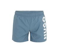 HUGO Shorts de bain 'ABAS' bleu-gris / blanc, Taille M