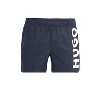 HUGO Shorts de bain 'Abas' marine / blanc, Taille L