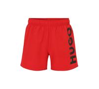 HUGO Shorts de bain 'Abas' rouge / noir, Taille S