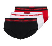 HUGO Slip rouge feu / noir / blanc, Taille XL