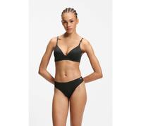 HUGO Slip taille basse imprimé en microfibre stretch - Style SHADOW THONG, 50566799 Noir XS