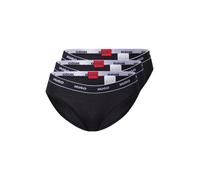 HUGO Slip 'TRIPLET BRIEF STRIPE' rouge / noir / blanc, Taille M