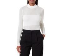 Hugo Slumy_b Pull tricoté, Blanc 110 Ouvert, XS Femme