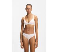 HUGO Soutien-gorge triangle en coton stretch avec bande logotée - Style HUGO ID TRIANGLE PAD, 50557093 Rose clair M