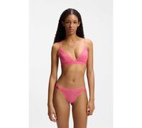 HUGO Soutien-gorge triangle en dentelle avec taille à logo - Style SARTORIAL TRIANGLE, 50557213 Rose L
