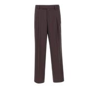 BOSS Pantalons coupe oversize en twill drapé - Style C-Pat-BB-DPL-262, 50561961 Marron foncé 50