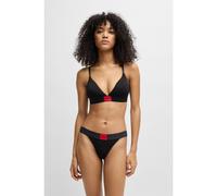 HUGO String en coton stretch avec étiquette logotée rouge - Style STRING RED LABEL, 50492326 Noir M