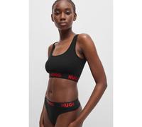 HUGO String en coton stretch avec taille logotée - Style THONG SPORTY LOGO, 50469651 Noir XXXL