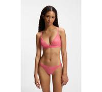 HUGO String en dentelle avec logos revisités - Style SARTORIAL STRING, 50557225 Rose XL