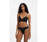 HUGO String en dentelle - Style SAVANA THONG, 50570676 Noir L