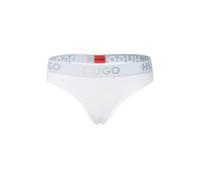 HUGO String en coton stretch avec taille à logo - Style THONG SPORTY LOGO, 50469651 Blanc M