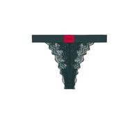 HUGO String en dentelle avec étiquette logotée rouge - Style STRING RL LACE, 50535036 Vert sombre M