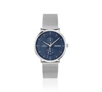 HUGO Style Montre argentée à cadran bleu - Style #STYLE, 58733319 Couleur argentée pcs.