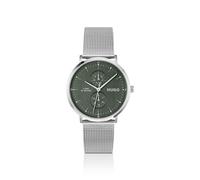 HUGO Style Montre argentée à cadran vert - Style #STYLE, 58733317 Couleur argentée pcs.