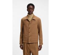 HUGO Surchemise Modern en laine mélangée - Style Jaros264F2X, 50570212 Beige 44