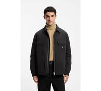 HUGO Surchemise oversize en toile déperlante - Style Edontos, 50570487 Noir L
