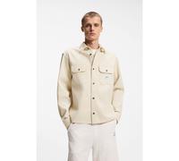 HUGO Surchemise Oversized Fit en denim écru - Style Ekynone, 50560699 Naturel XS