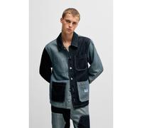 HUGO Surchemise Relaxed en différents denims - Style Eberse, 50534188 Bleu foncé XS