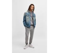 HUGO Survêtement en molleton de coton avec patchs logotés bleus - Style Tracksuit_NalonsoNap, 50522369 Gris chiné XS