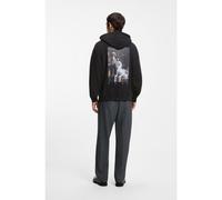 Hugo Diken 10276400 Red Hoodie Noir S Homme
