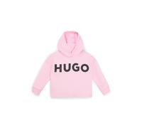 HUGO Sweat à capuche en molleton de coton avec logo imprimé pour enfant - Style G00070/46504A, G00070 Rose 162