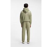 HUGO Sweat à capuche Loose en molleton de coton avec détails logotés - Style Nazardo, 50510724 Beige S