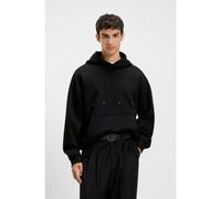 HUGO Sweat à capuche Oversize en molleton de coton avec motif ballerine artistique - Style Dabilano, 50545997 Noir XL