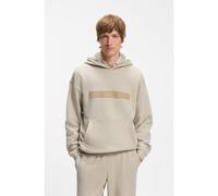 HUGO Sweat à capuche Relaxed en molleton de coton avec lettrage espacé - Style Dalihood, 50563113 Beige clair XS