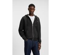 HUGO Sweat à capuche Relaxed zippé en molleton de coton - Style Dapozip, 50548651 Noir XL