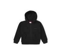HUGO Sweat à capuche zippé en coton mélangé pour enfant, avec logo imprimé - Style G00170/09B12A, G00170 Noir 114